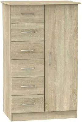 Avon 1 Door Midi Wardrobe - Bardolino image