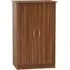 Avon 2-Door Midi Wardrobe - Noche Walnut