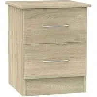 Avon 2 Drawer Bedside Cabinet - Bardolino, Particle Wood