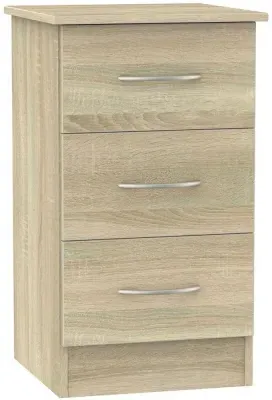 Avon 3 Drawer Bedside Cabinet - Bardolino image