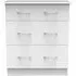 Avon 3 Drawer Deep Chest - White