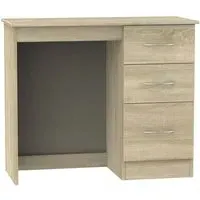 Avon 3 Drawer Single Dressing Table - Bardolino