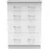 Avon 4 Drawer Deep Chest - White