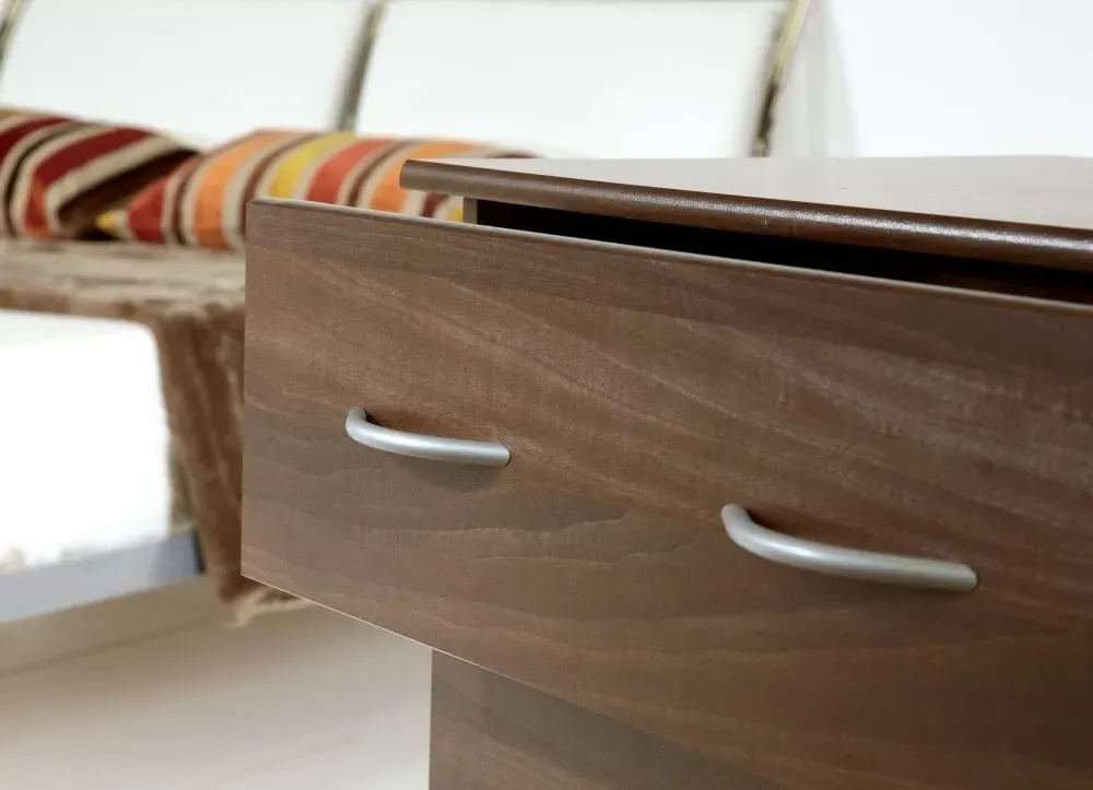 Avon 4 Drawer Midi Chest - Noche Walnut