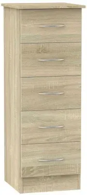 Avon 5 Drawer Narrow Chest - Bardolino image