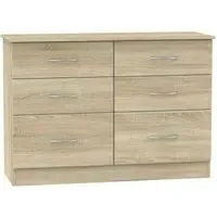 Avon 6 Drawer Midi Chest - Bardolino