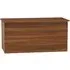 Avon Blanket Box - Noche Walnut, Particle Wood