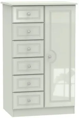 Balmoral 1 Door Midi Wardrobe - Cashmere image