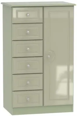 Balmoral 1 Door Midi Wardrobe - Mushroom