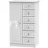 Balmoral 1 Door Midi Wardrobe - White