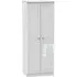 Balmoral 2 Door Tall Wardrobe - White