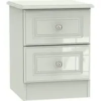 Balmoral 2 Drawer Bedside Cabinet - Cashmere