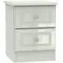 Balmoral 2 Drawer Bedside Cabinet - Cashmere