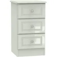 Balmoral 3 Drawer Bedside Cabinet - Kaschmir