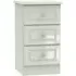 Balmoral 3 Drawer Bedside Cabinet - Kaschmir