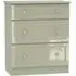 Balmoral 3 Drawer Deep Chest - Mushroom