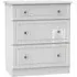 Balmoral 3 Drawer Deep Chest - White