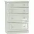 Balmoral 4 Drawer Deep Chest - Cashmere