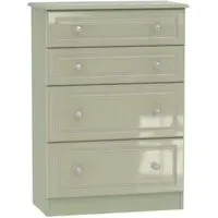 Balmoral 4 Drawer Deep Chest - Mushroom