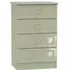 Balmoral 4 Drawer Midi Chest - Mushroom