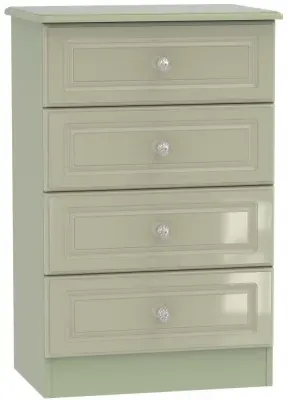 Balmoral 4 Drawer Midi Chest - Mushroom