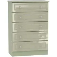 Balmoral 5 Drawer Chest - Mushroom