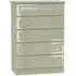 Balmoral 5 Drawer Chest - Mushroom