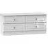 Balmoral Bed Box - White, High Gloss