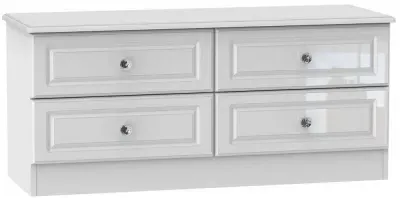 Balmoral Bed Box - White, High Gloss image