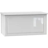 Balmoral Blanket Box with Storage - White