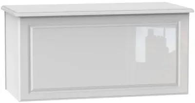 Balmoral Blanket Box with Storage - White