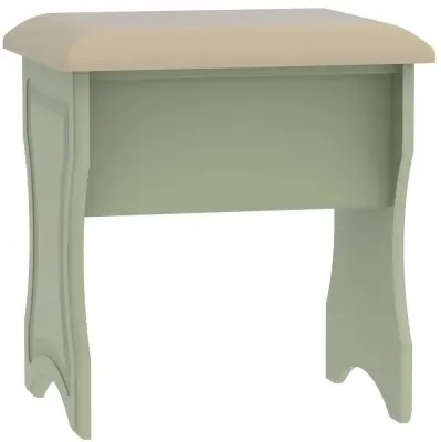 Balmoral Padded Dressing Stool - Mushroom