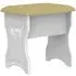 Balmoral Padded Dressing Stool - White