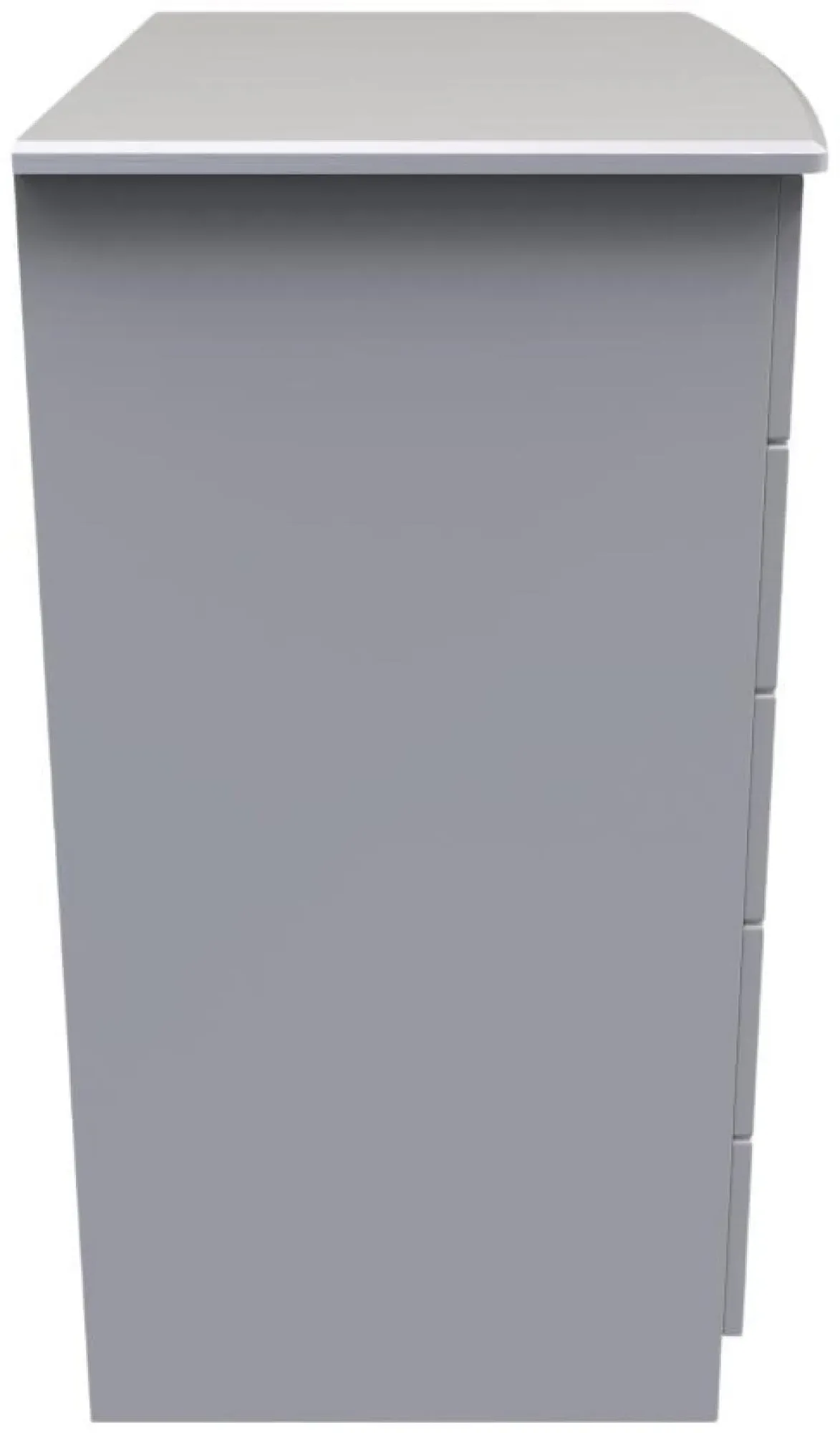Bella 1 Door Midi Wardrobe - Grey Ash