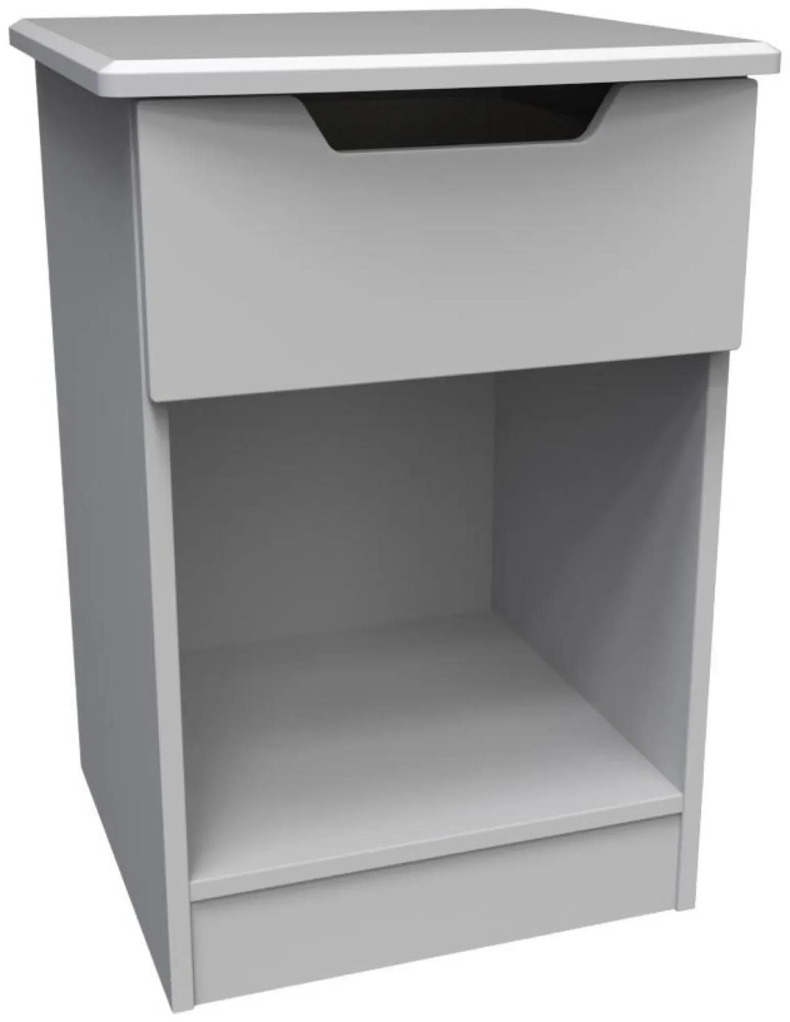 Bella 1 Drawer Bedside Cabinet - Grey