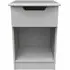 Bella 1 Drawer Bedside Cabinet - Grey