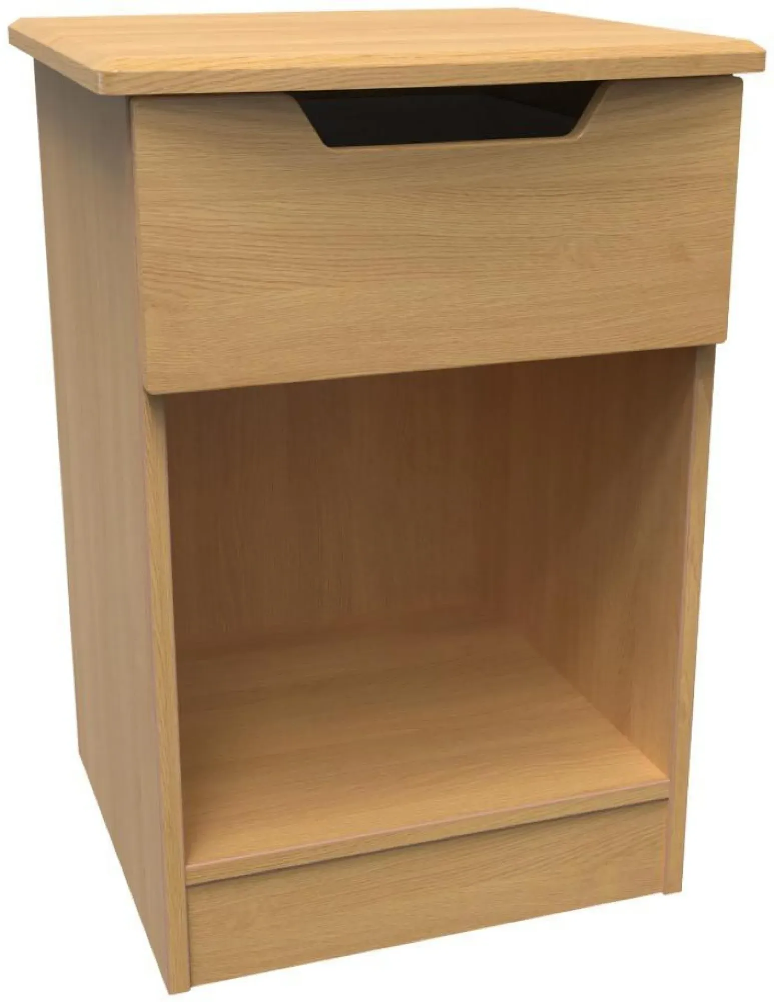 Bella 1 Drawer Bedside Cabinet - Oak