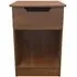 Bella 1 Drawer Bedside Cabinet - Walnut