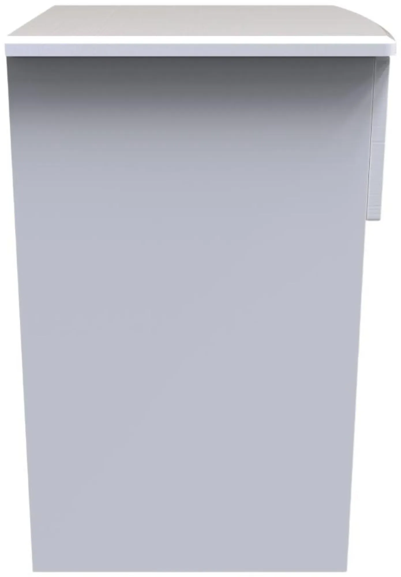 Bella 1 Drawer Bedside Cabinet - White, Ash