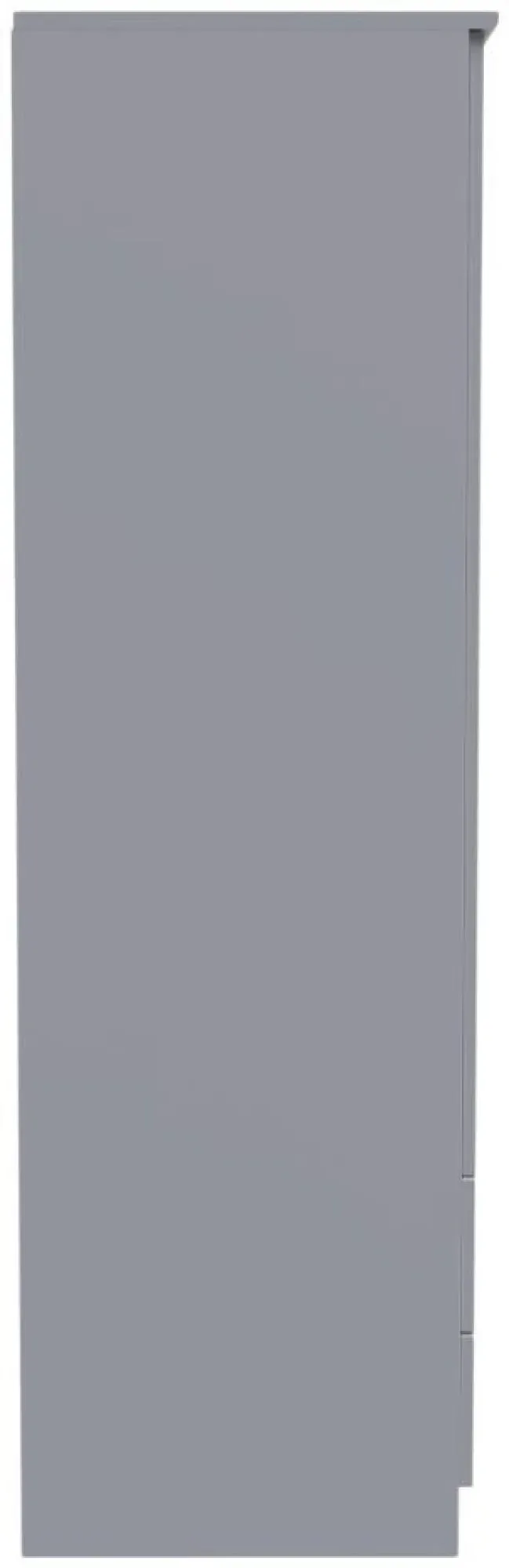 Bella 2 Door 2 Drawer Double Wardrobe - Grey Ash