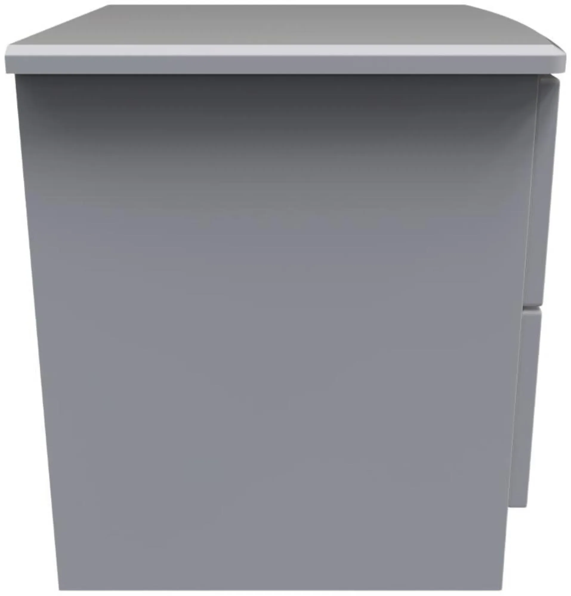 Bella 2 Drawer Bedside Cabinet - Grey