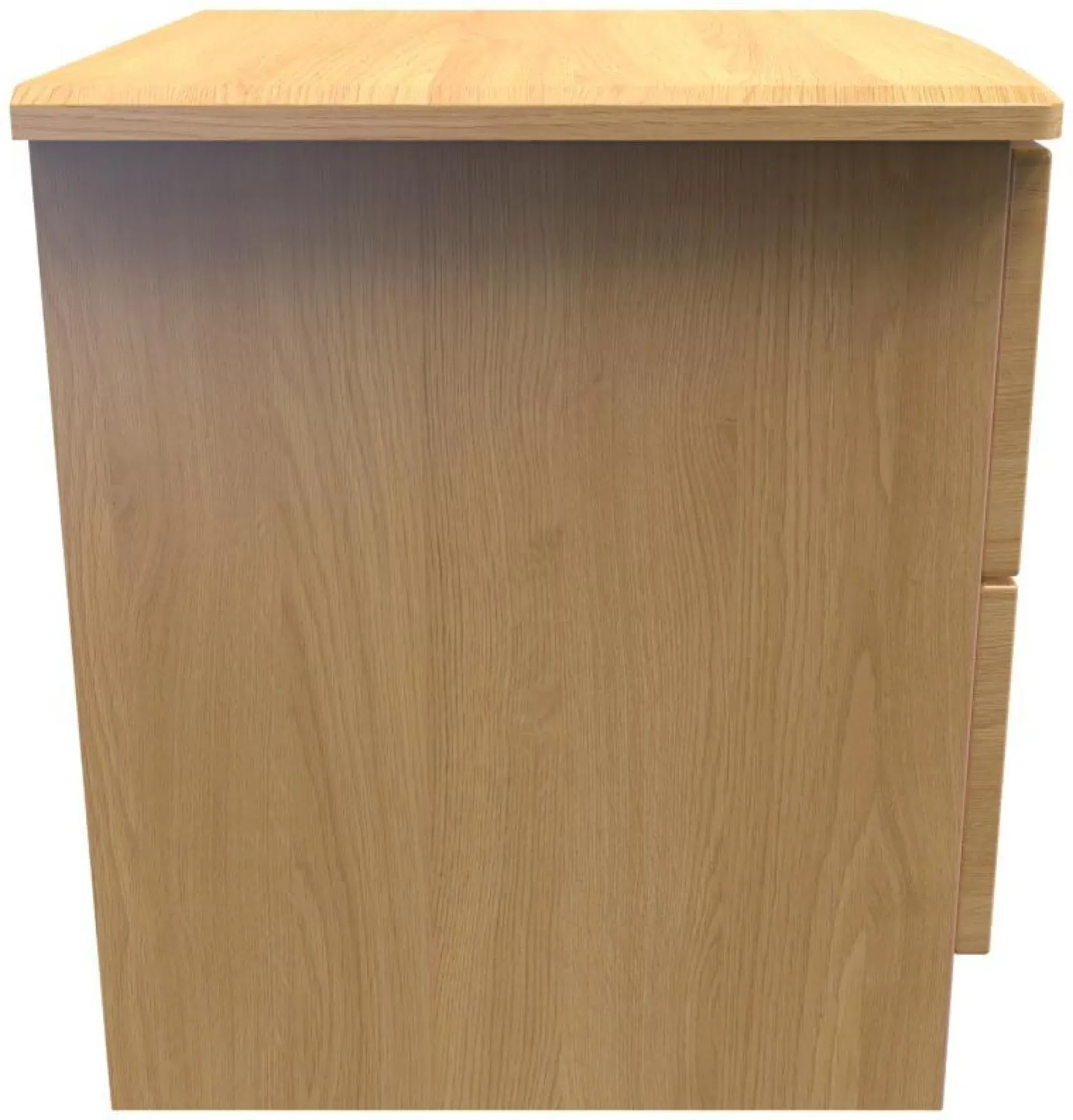 Bella 2 Drawer Bedside Cabinet - Oak