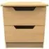 Bella 2 Drawer Bedside Cabinet - Oak