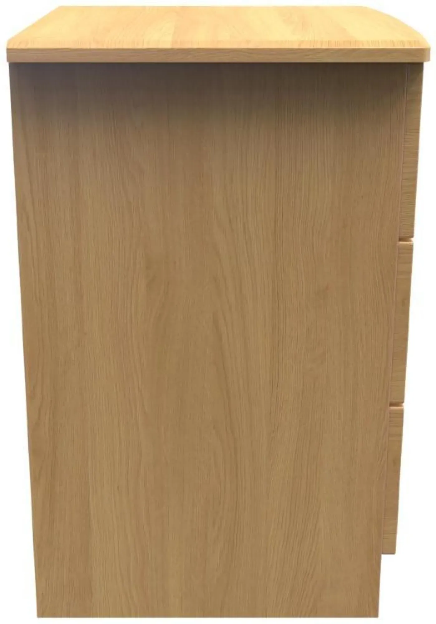 Bella 3 Drawer Bedside Cabinet - Oak