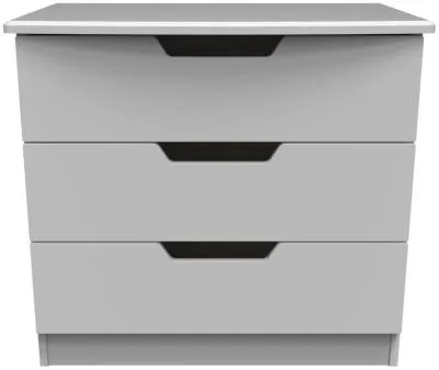 Bella 3 Drawer Chest - Grey