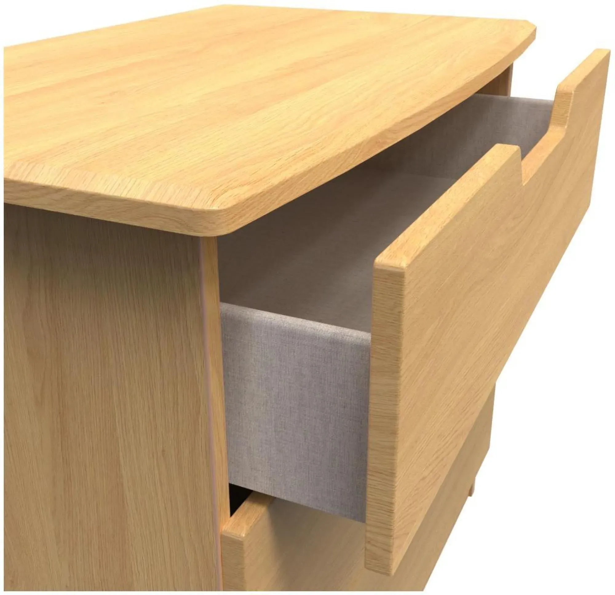 Bella 3 Drawer Chest - Oak