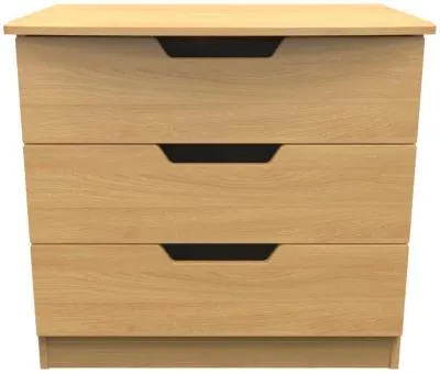 Bella 3 Drawer Chest - Oak