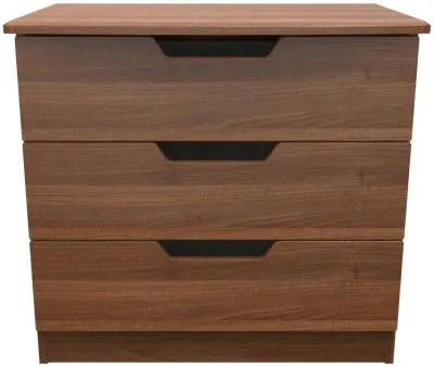 Bella 3 Drawer Chest - Walnut