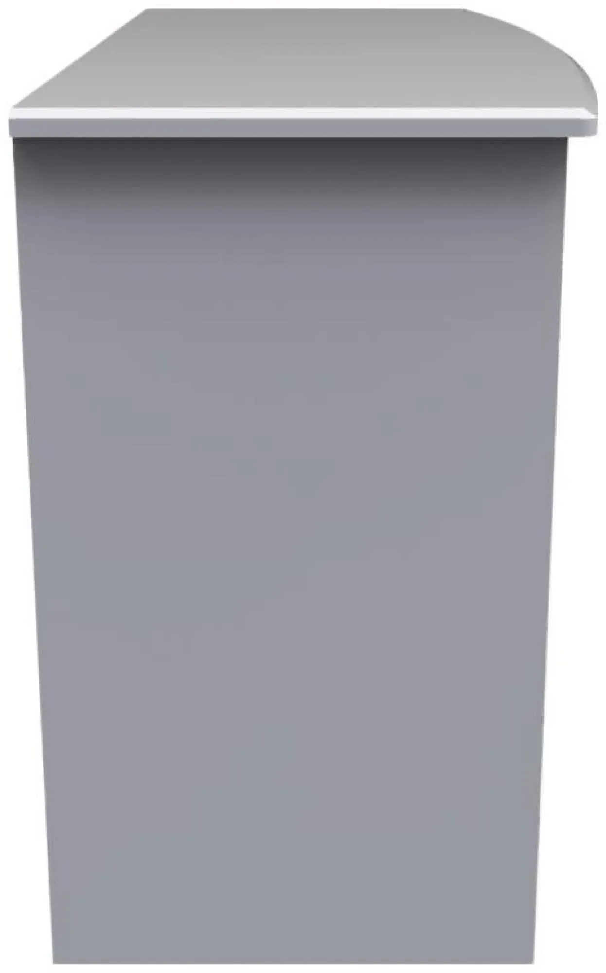 Bella 3 Drawer Desk - Grey