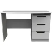 Bella 3 Drawer Desk - Grey